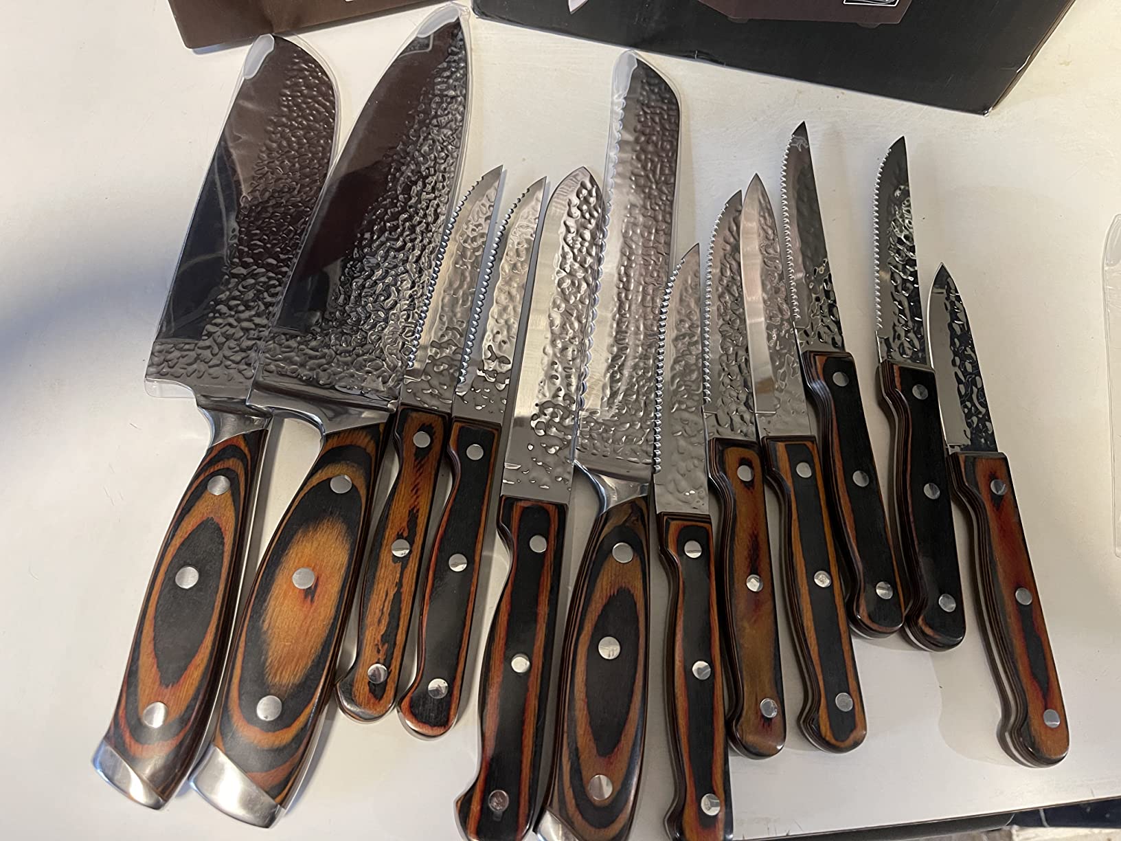 10/mo Finance 15 pieces Knife sets with block Buy Now, Pay Later