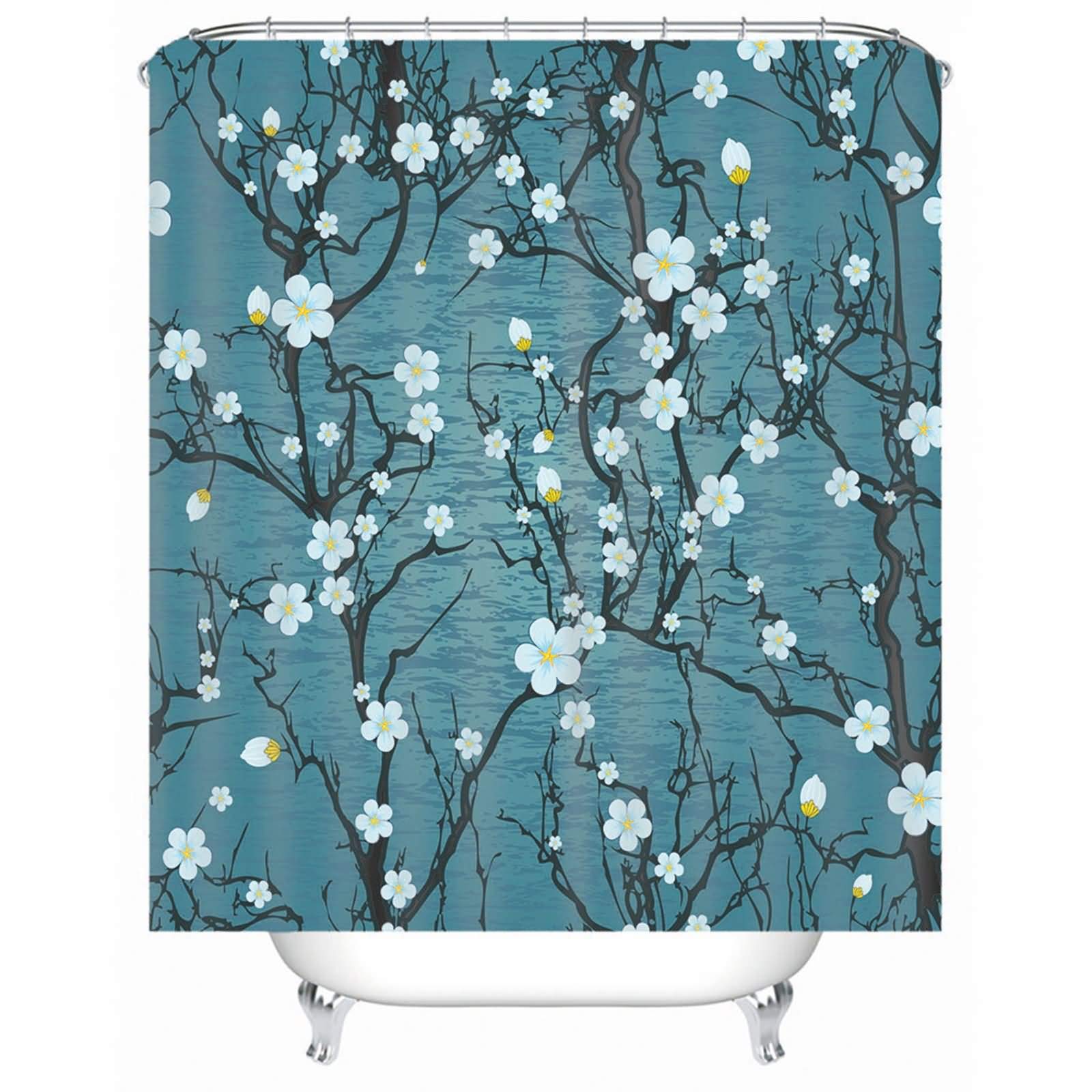 Uiiooazy Rideau Douche Lotus, Rideau de Douche Zen Fleur Rose Aquarelle Feuilles Vert Rideaux de Baignoire Anti Moisissure Imperméable Tissu Polyester Rideaux Salle de Bain avec 12 Crochets 200x180cm Uiiooazy Rideau Douche Lotus, Rideau de Douche Zen Fleur Rose Aquarelle Feuilles Vert Rideaux de Baignoire Anti Moisissure Imperméable Tissu Polyester Rideaux Salle de Bain avec 12 Crochets 200x180cm
