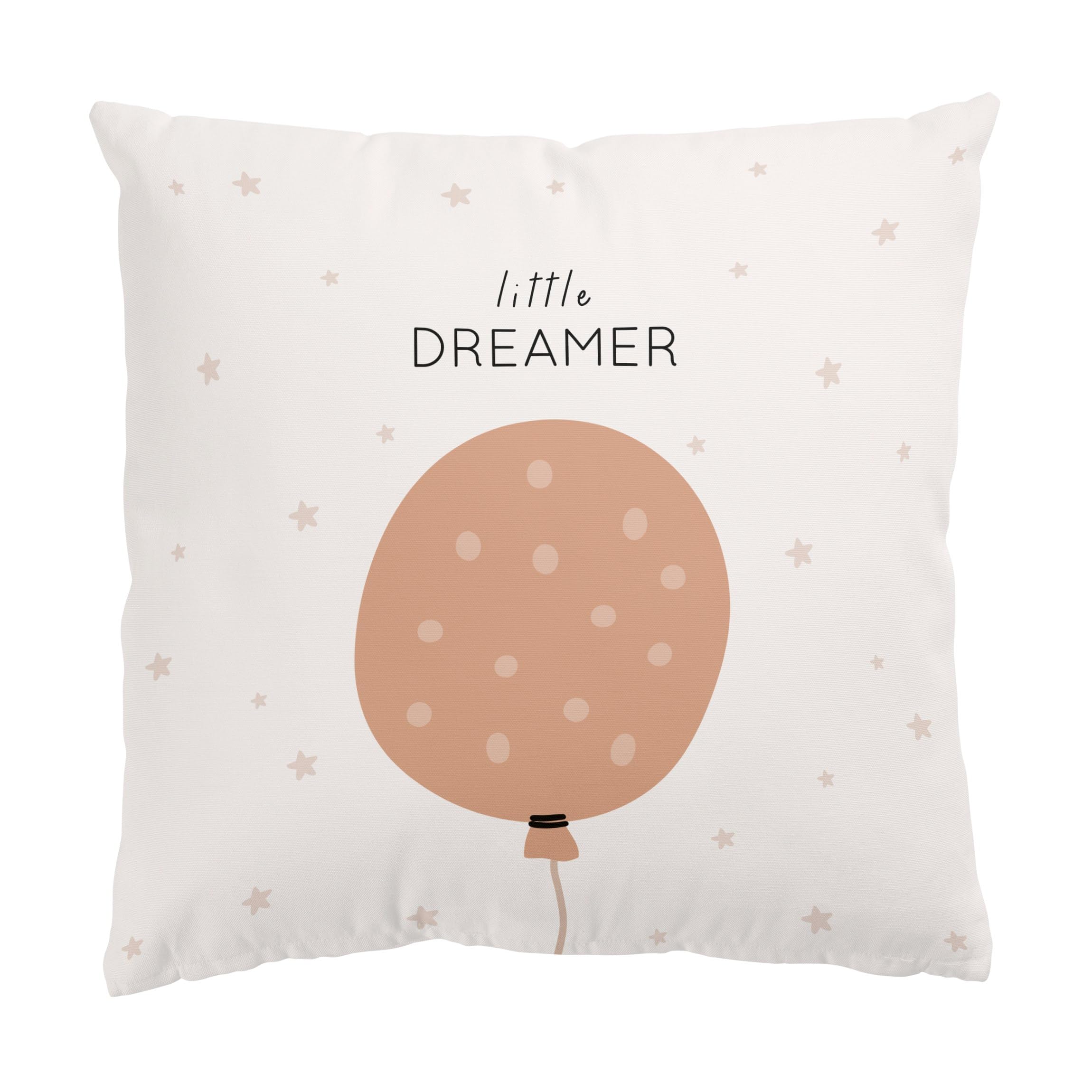 Deko Kissenhülle draußen/Outdoor waschbar Sprüche ohne Füllung Zierkissen - Made in Germany - Design Bezug beige Sofakissen Illustration Outdoor Sofa Bett 1157