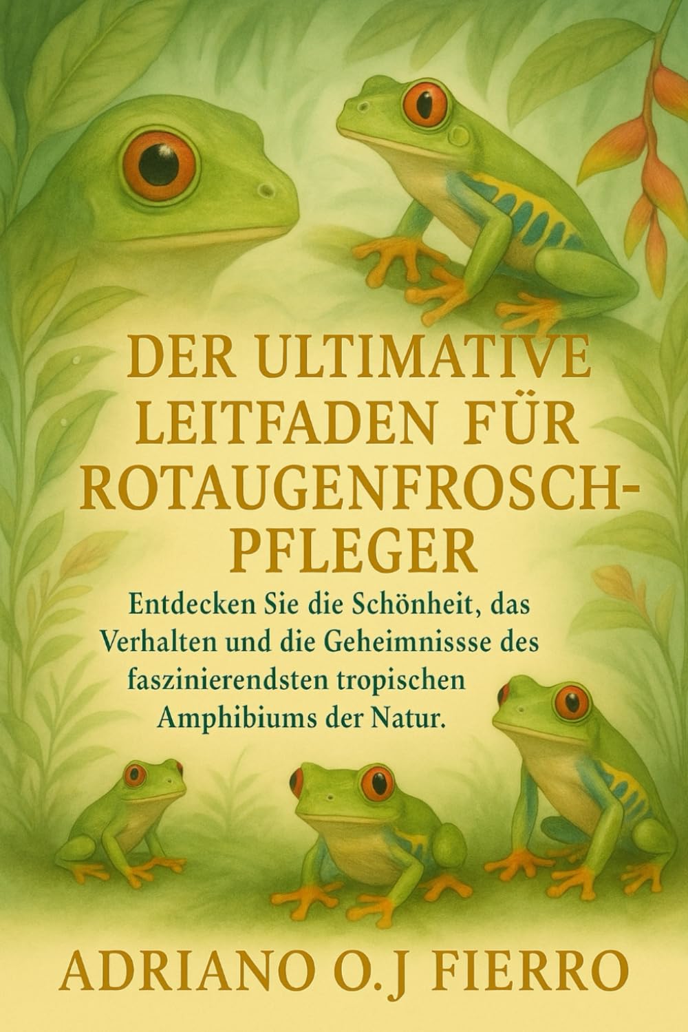 DER ULTIMATIVE LEITFADEN FÜR ROTAUGENFROSCH-PFLEGER: Entdecken Sie die Schönheit, das Verhalten und die Geheimnisse des faszinierendsten tropischen Amphibiums der Natur.