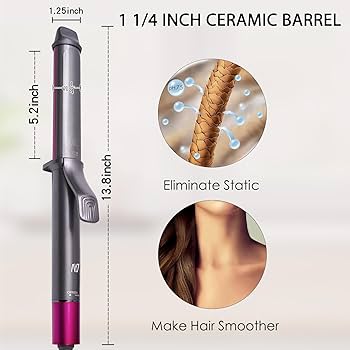 Amazon.com: Nycoba Curling Iron, 1 1/4 Inch Hair Curling