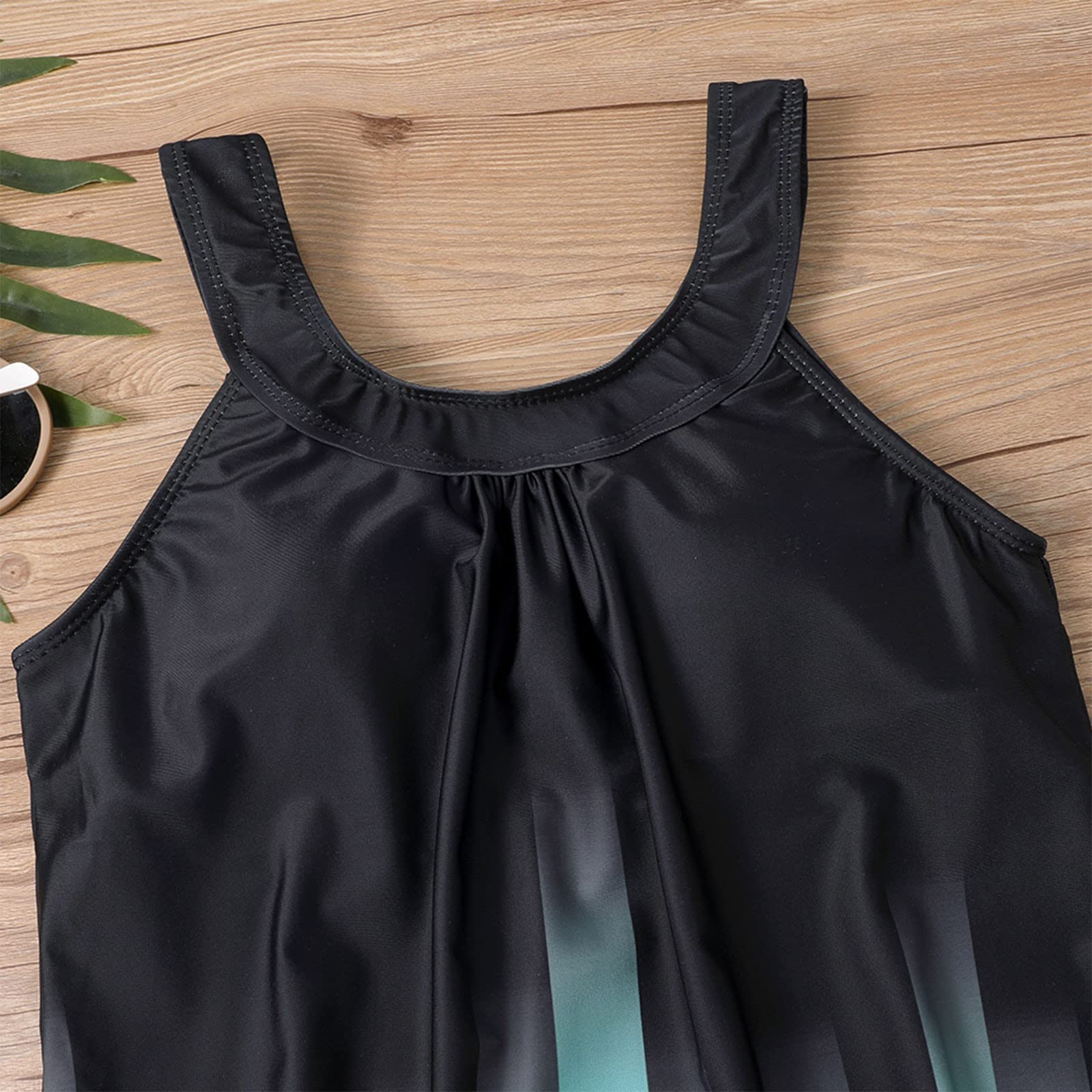 Générique Tankinis Femme Gainant Ventre Plat Robe De Bain Sexy Amincissant Été Ronde Plage Vintage Tankini