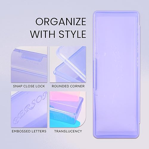 Miniatura 3 de Beauticom Caja personal de almacenamiento para manicurista profesional uñas pedicura (tamaño grande) (1 pieza, púrpura)