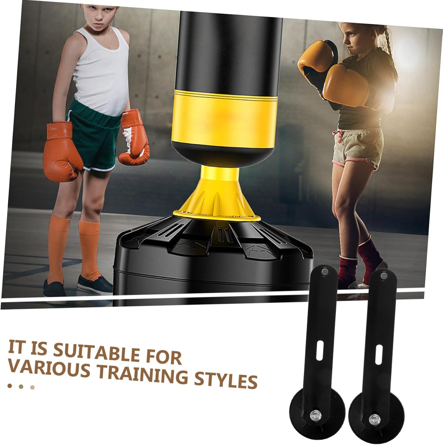 Garneck Versatile Legs Suction Cup Base Extended Legs for Martial Arts Practice