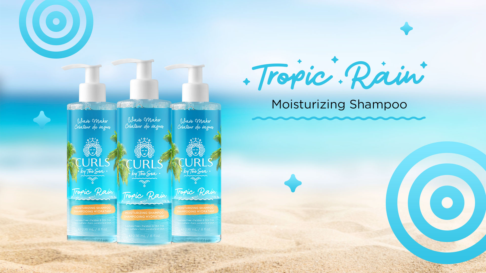 Amazon.com : Curls by the Sea Tropic Rain Moisturizing Shampoo
