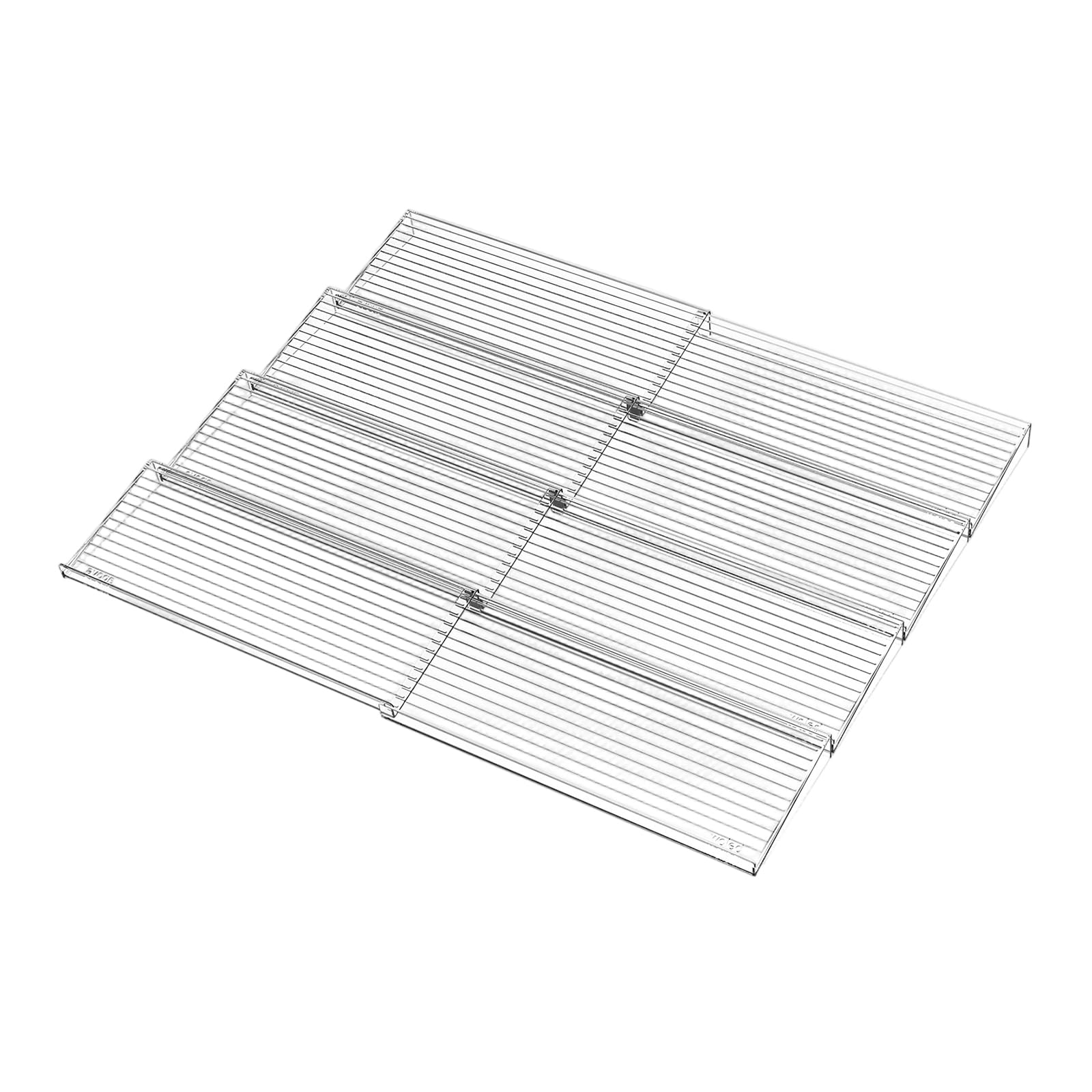 Kalttoy 8 Pieces Home Cooks Adjustable Drawer Bottles Organizers Step Shelf Tray Acrylic Materials Drawer Tray