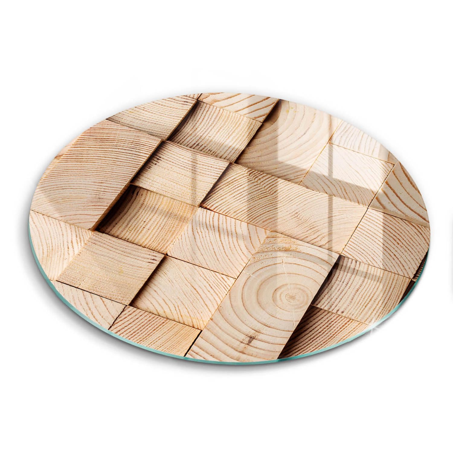 Protection plaque induction 30cm accessoires de cuisine Wallfluent bois