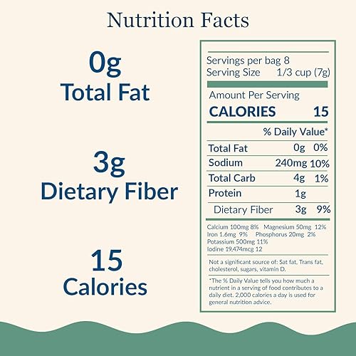 Miniatura 2 de Maine Coast Sea Vegetables Kombu, Wild Atlantic, paquete de 2 onzas (paquete de 5)