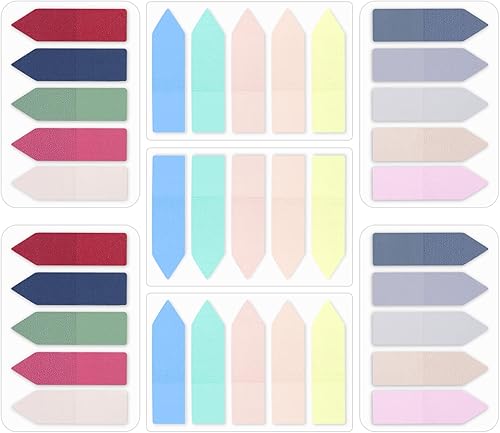 Pestañas translúcidas Banderas, Pegatinas de índice, pestañas adhesivas de índice adhesivas, Banderas de notas adhesivas translúcidas para mascotas