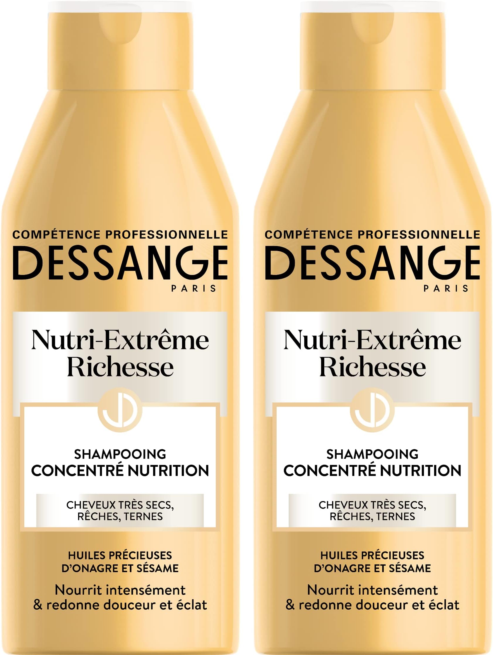 Nutri-Extrême Richesse Shampoo Concentrate for Sher Dry or Matte Hair 250ml (Pack of 2)