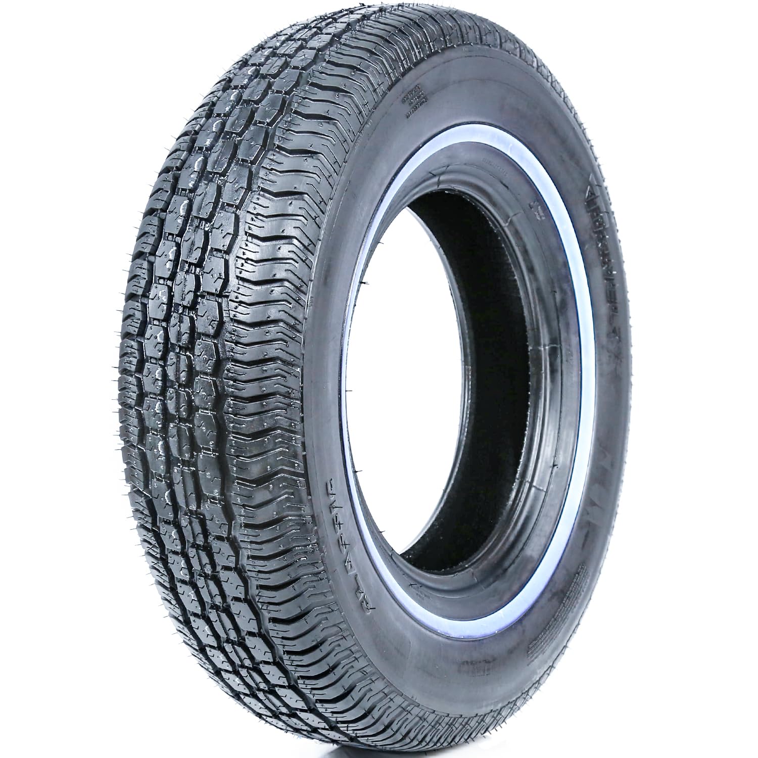Tornel Classic All-Season Touring Radial Tire-155/80R13 155/80/13 155/80-13 79S Load Range SL 4-Ply WSW White Side Wall