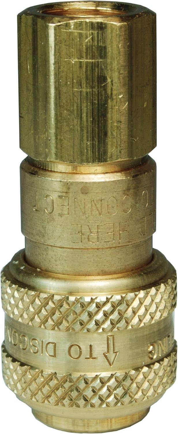 D-Series Automatic Industrial Quick Disconnect Pneumatic Coupler 1/2"NPT Female, 3/8" Body