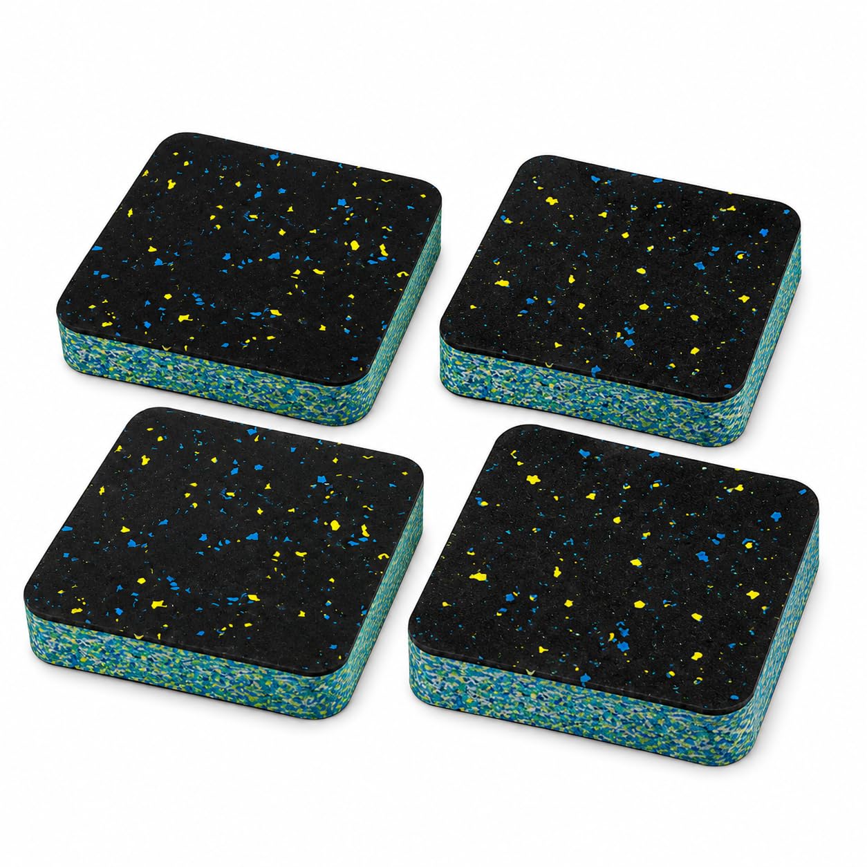 ZENITH Anti Vibration Pad for Industrial Sewing Machine Stand Pack of 4 | 10 x 10 x 1.5 cm, Shock Absorbing Rubber, Reduces Noise, Prevents Movement, Protects Floor Surface-image-45