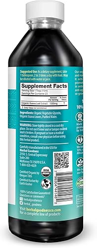 Miniatura 4 de Extracto de hoja de guayaba líquido de 12 onzas  Hojas de guayaba orgánicas  Hojas de guayaba orgánica, suplemento de guayaba apoya la digestión, la