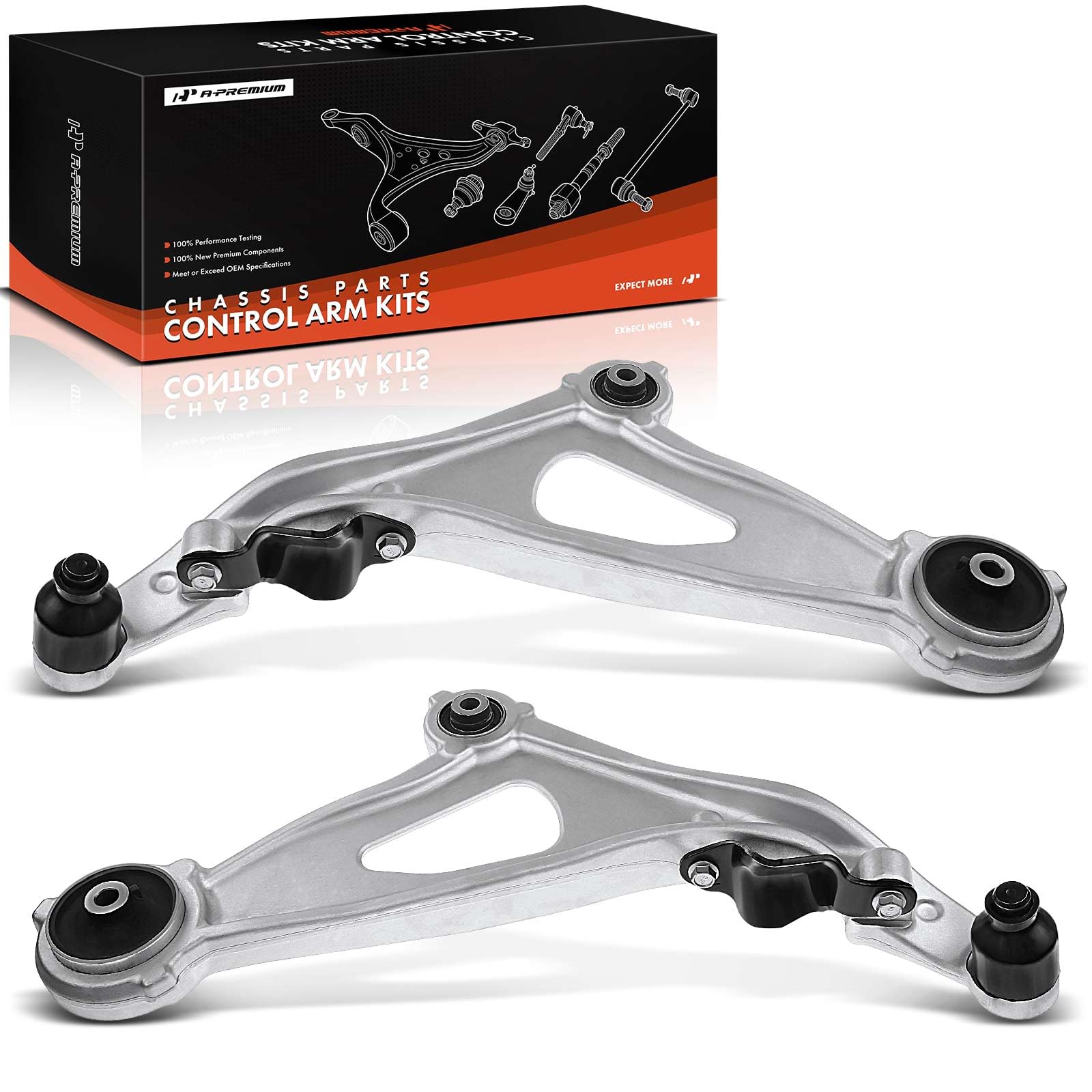 A-Premium 2 x Front Lower Control Arm, with Ball Joint & Bushing