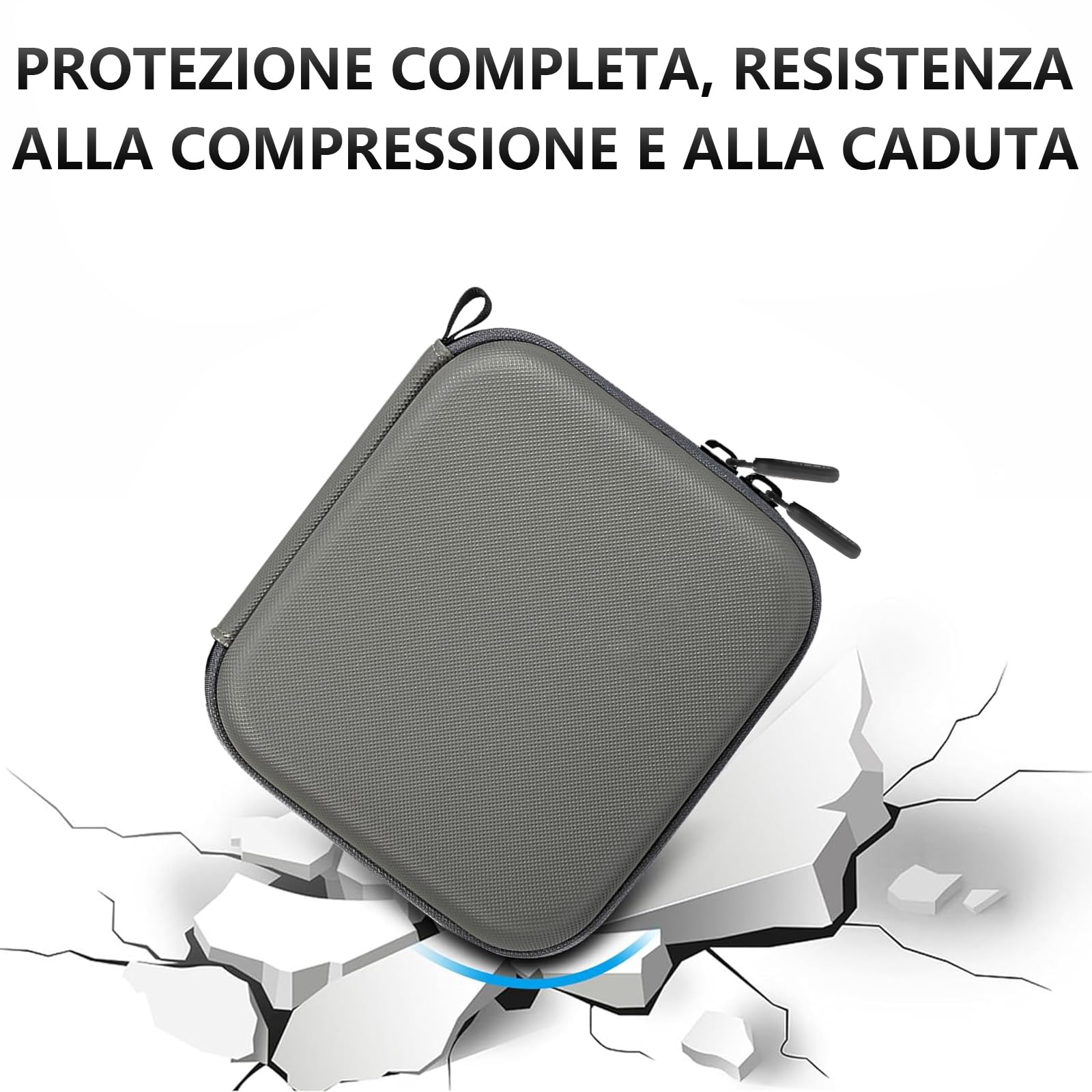 Leayjeen Custodia per Insta360 GO 3, Borsa da Viaggio per Action Camera Accessori per Insta360 GO 3, Accessori per Borse Protettive Perfetti per Sport e Attività All'Aria Aperta(Solo Custodia) Grigio
