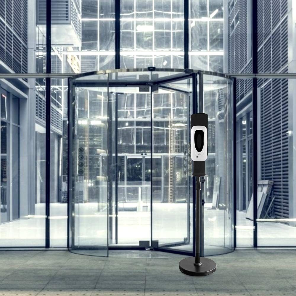 Desinfektionsspender Mit Sensor 1000ml Automatischer Desinfektionssäule Stehend Desinfektionsflüssigkeit Händedesinfektion Spender Sensor Höhenverstellbar Für Läden, Hotels, Höhenverstellbar