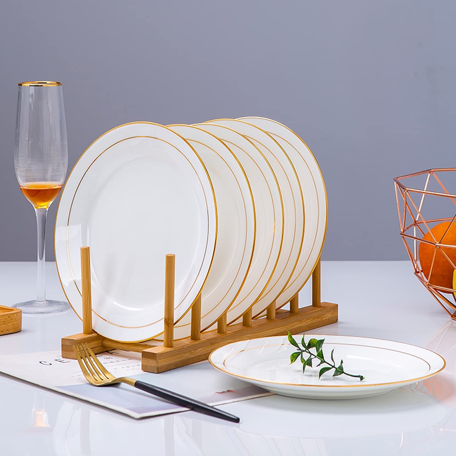 Amazon.co.jp: セラミックプレートセット、ラウンド プレート