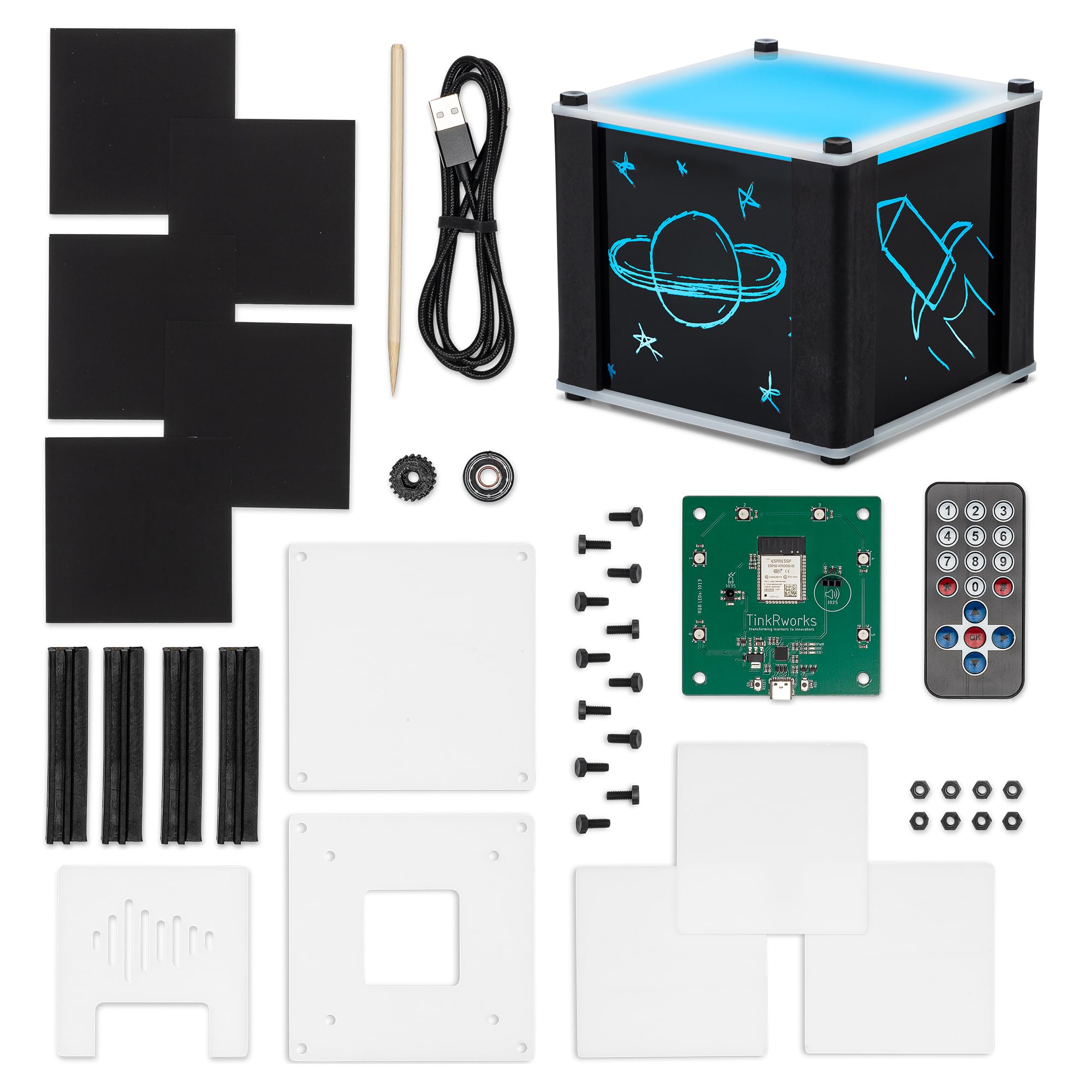 TinkRworks Smart Lamp, Electronics Circuit Kit, STEAM Coding for Kids 6+ | No extra suppl…