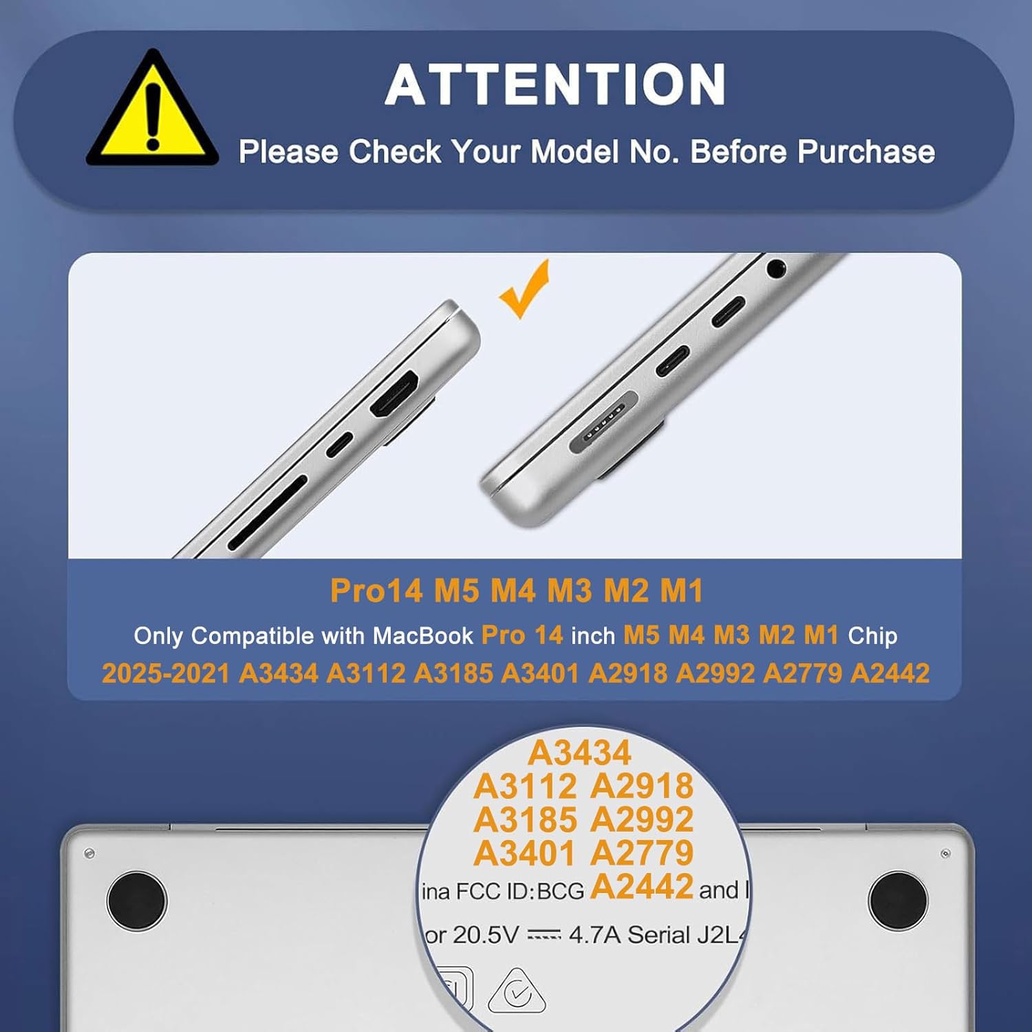 MOSISO Compatible with MacBook Pro 14 inch Case 2026-2021 M5 M4 M3 M2 M1 A3434 A3112 A3185 A3401 A2918 A2992 A2779 A2442, Heavy Duty Hard Case with Stand&Keyboard Skin&Screen Film&Type C, Black - Image 2