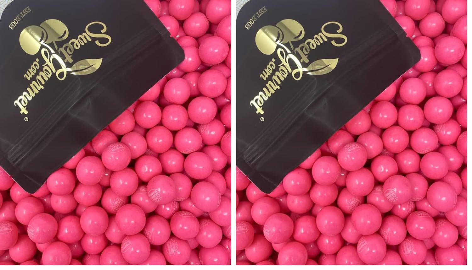 SweetGourmet Pink Lemonade Gum Balls | 1.5 Pound (Pack of 2)