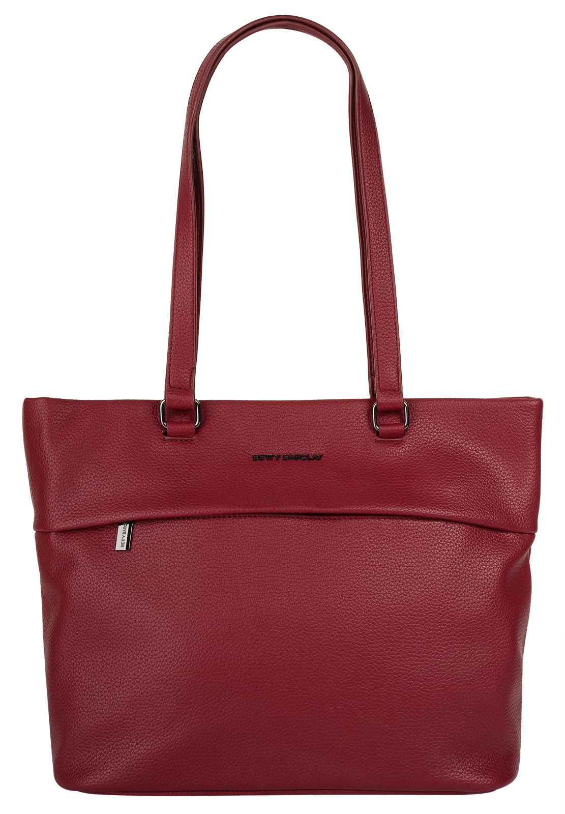 Betty Barclay Damen Shopper Rot – 30x30x8 cm, 5,5 l, Reißverschluss