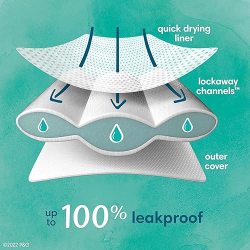 Miniatura 4 de Pampers Pure Pants 2T3T (2 x 100 unidades) con toallitas sensibles a base de agua, 12 paquetes Pop-Top y Recarga (1008 unidades)