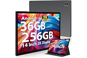 powmus 14-inch Android 14 Tablet