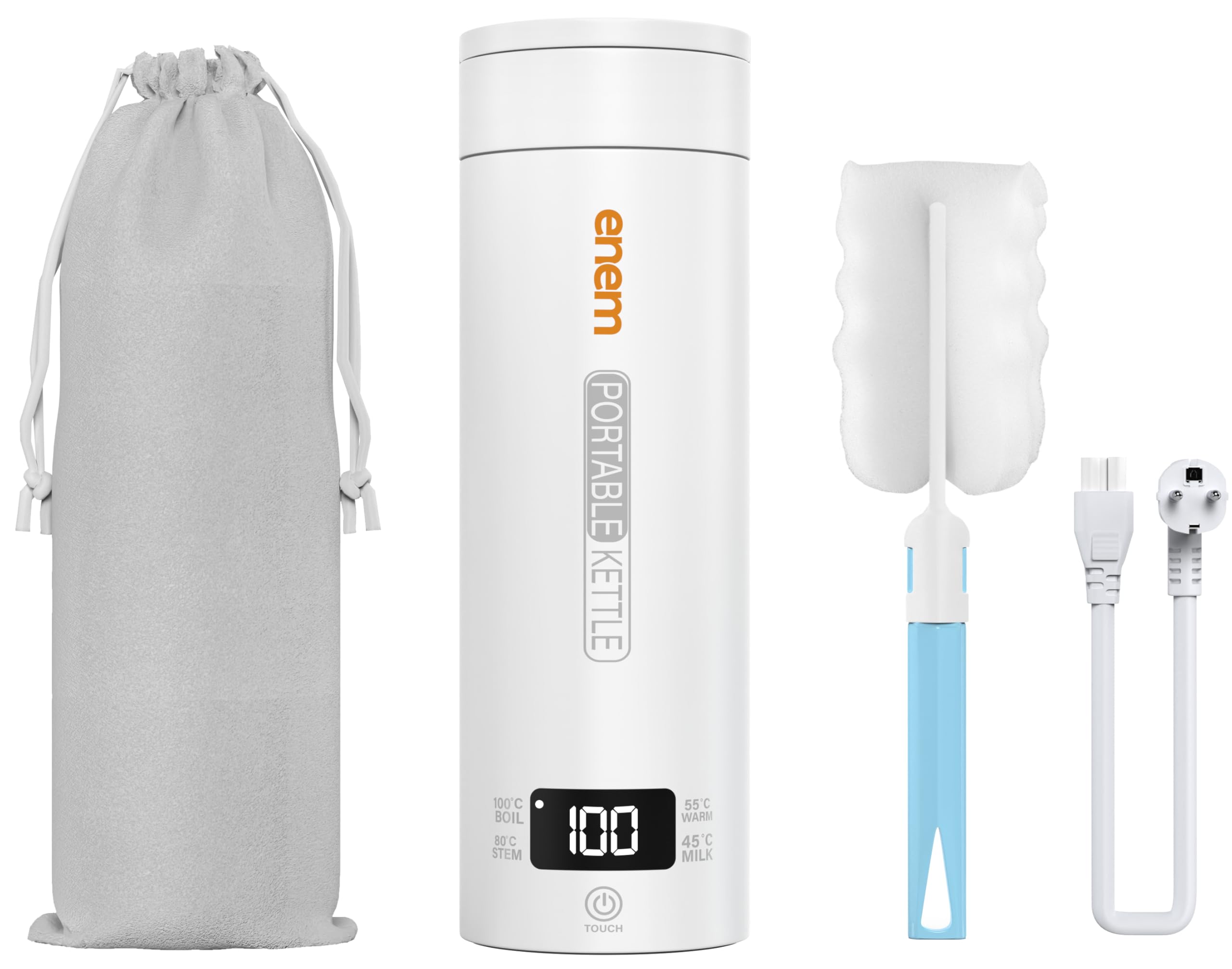 ENEM Kettle | Electric Kettle 500ml | For Tea & Coffee at Home, Office & Travel