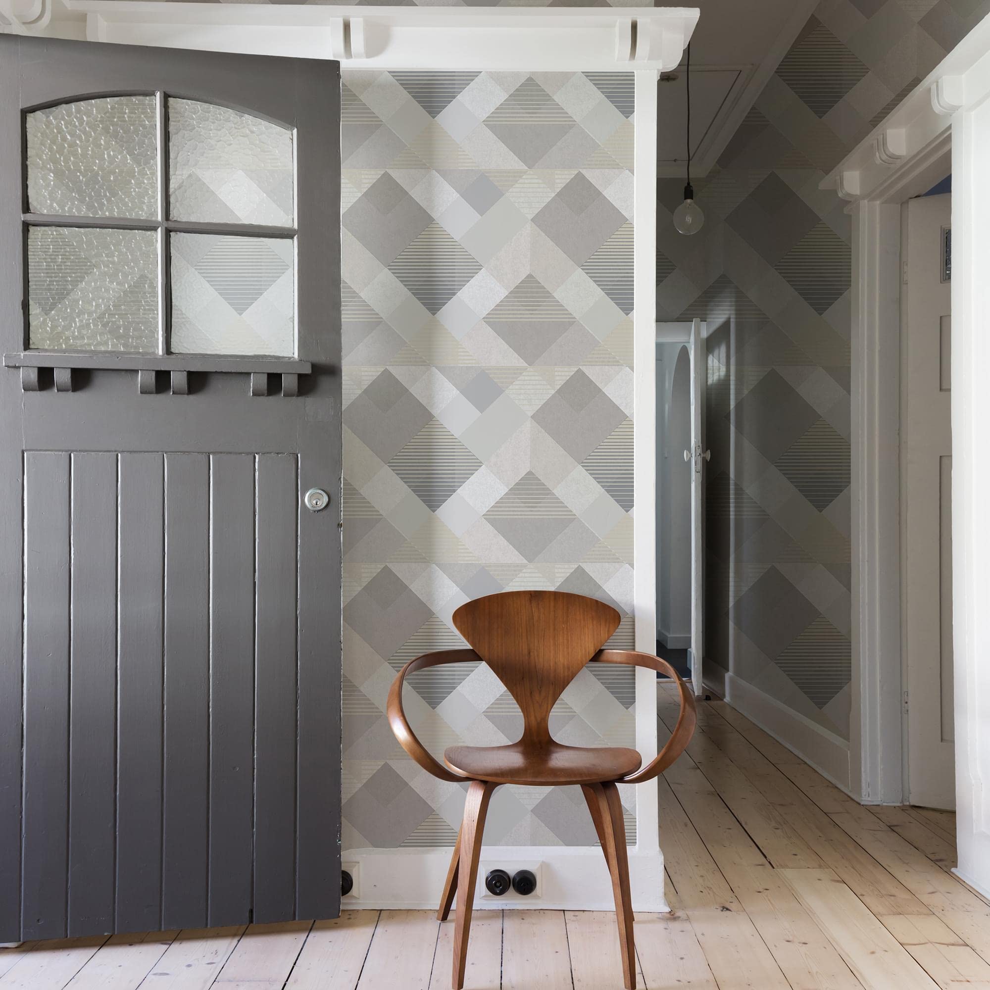 Superfresco Easy Beige Kaleidoscope Geometric Natural Wallpaper | Paste The Wall | Geometric | Eco-Friendly