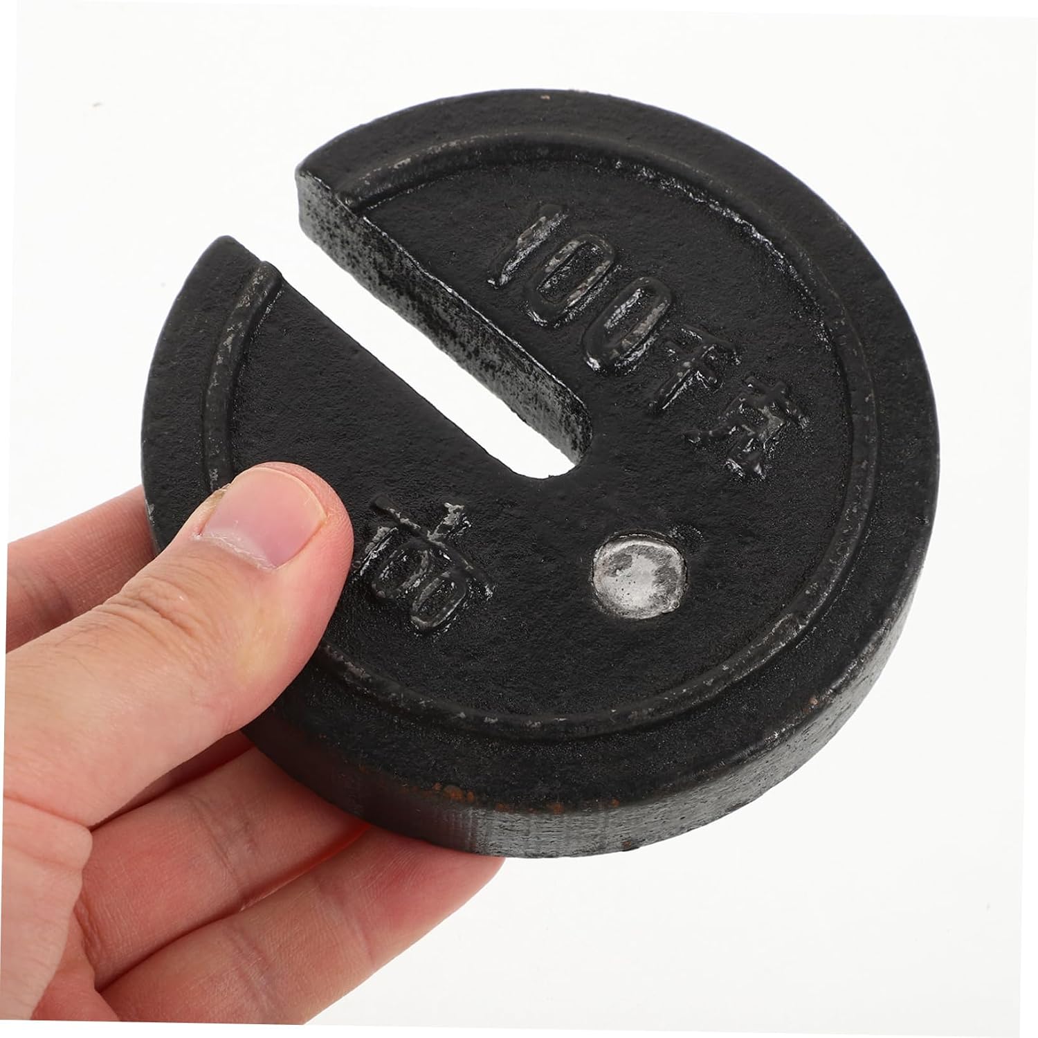 Holibanna 100kg Iron Calibration Weight Cast Iron Scale Weight for Accurate Measurement Essential Accessory for Mechanical Balance Scales for Weighing Applications