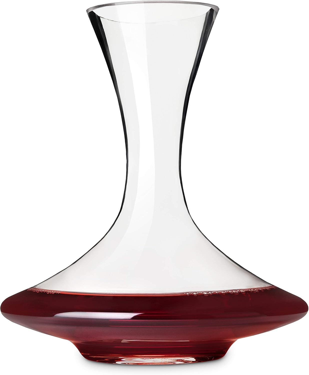 True Petite Wine Decanter, Glass Carafe, Red and White Wine, Wine Aeration, Bar Gadgets, Wine Lover Gifts, Holds 1 Standard Bottle, 28 oz