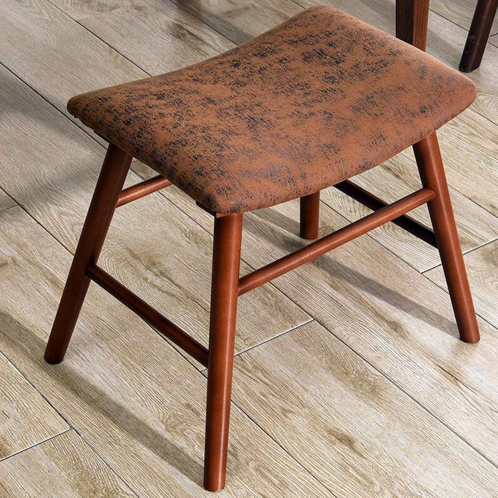 Tabouret pour chambre concave gzz en noyer pour coiffeuse