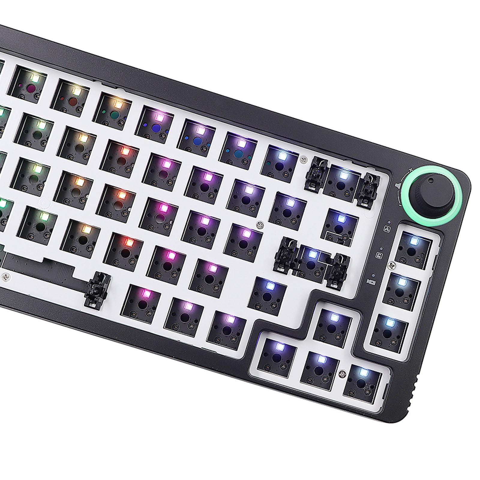 LK67 / KF068 Kit tastiera meccanica da gioco sostituibile a caldo Struttura della guarnizione del cavo Kit tastiera personalizzata meccanica