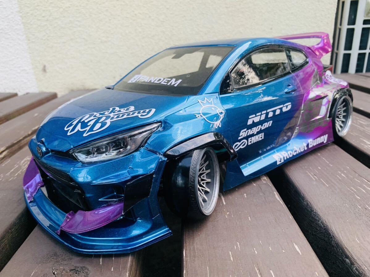アディクション GRヤリス ロケットバニー 1/10 ラジコン ボディ rc