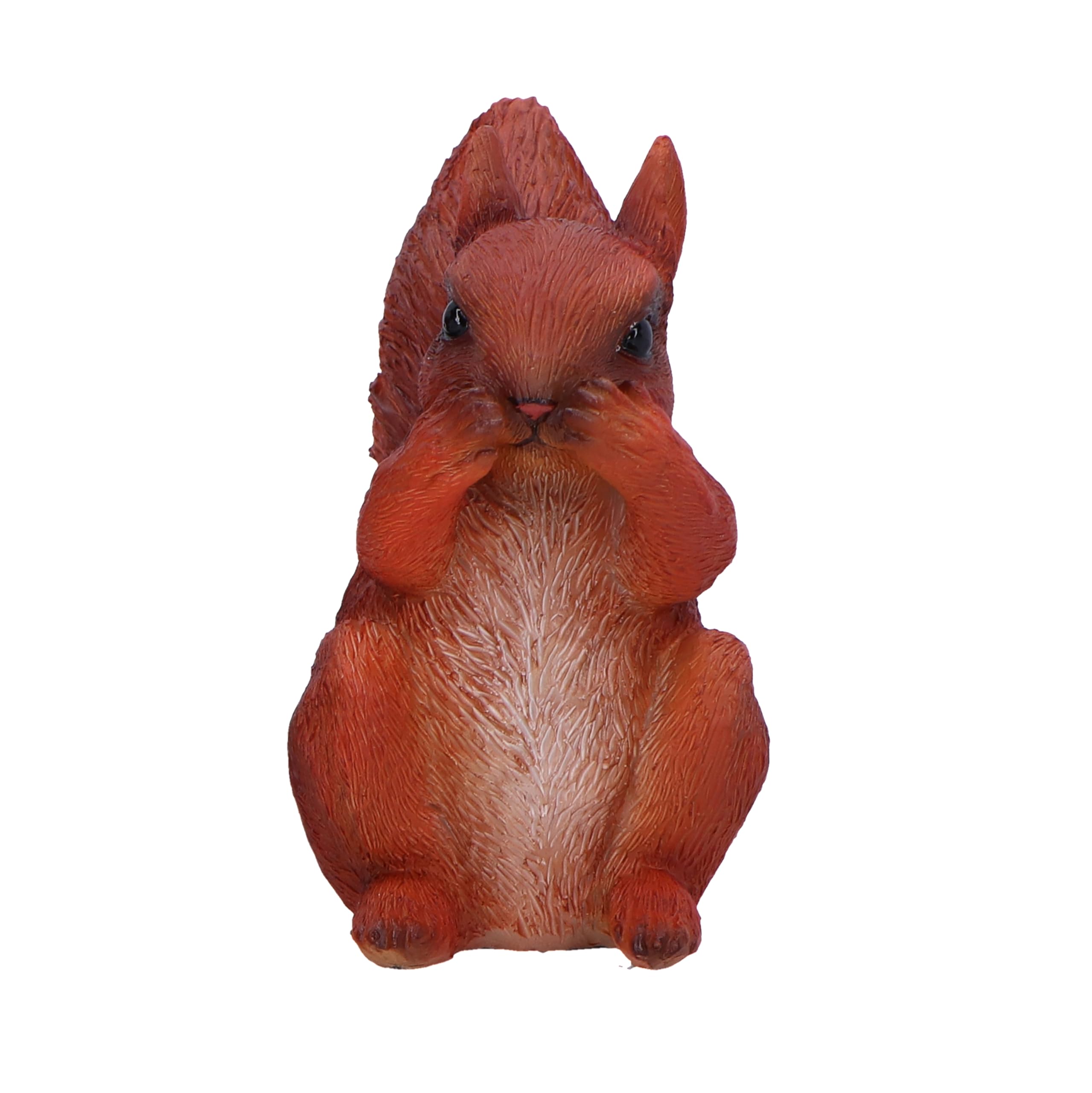 Nemesis Now Three Wise Squirrels 9cm, Resin, Red, Three Wise Red Squirrels, Occult Squirrels Figurine Trio Set, Squirrel Gift - Image 4