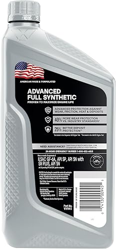 Vista 71 de Valvoline Advanced - Aceite de motor, SAE totalmente sintético