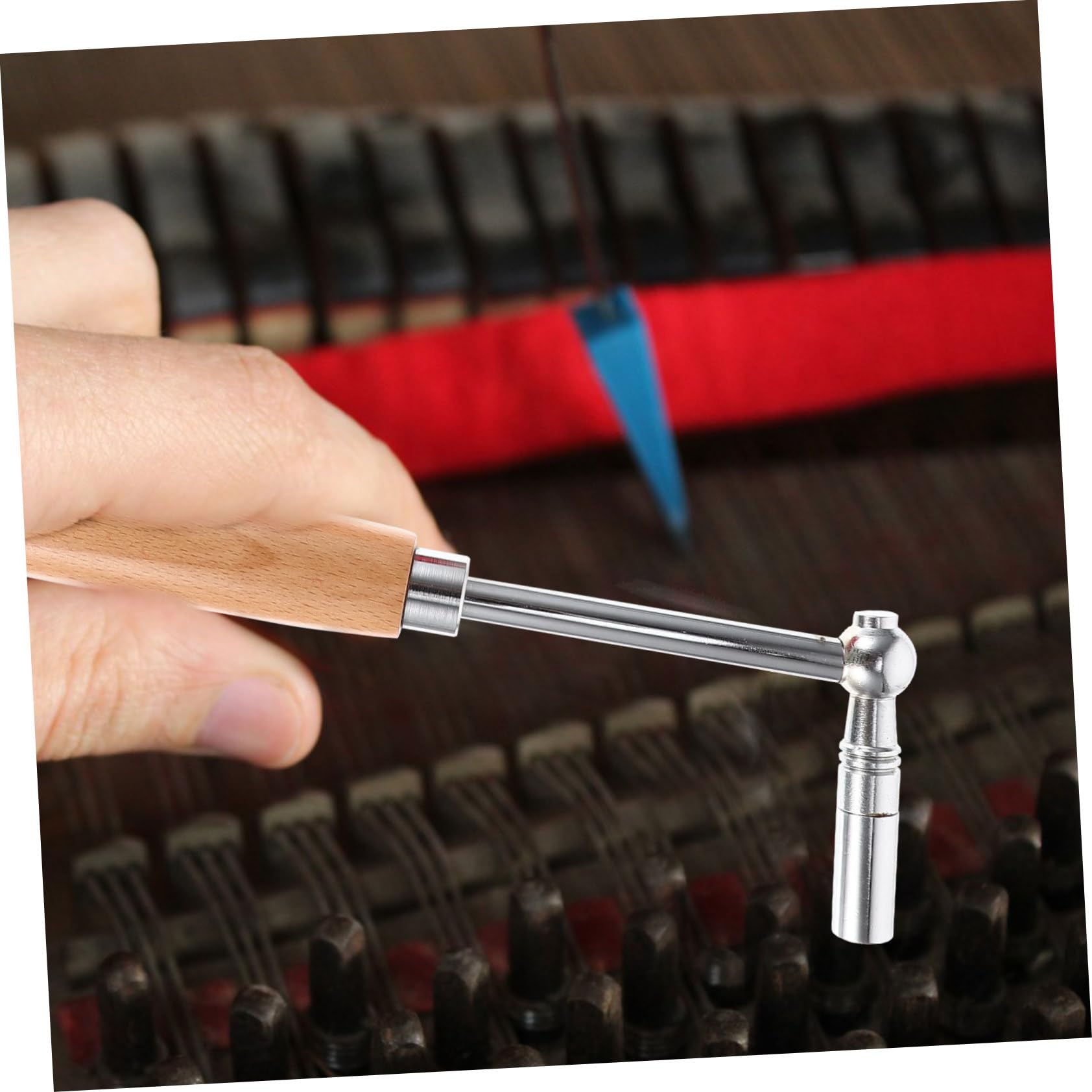 1set Accordatura Per Pianoforte Kit Mute Chiave Accordatura Utensili Ergonomici e Resistenti Per Pianisti Principianti e Professionisti