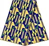 African Print Wax Fabric 6 Yard Ankara Cloth Fabric Kente Fabric Make DIY Crafts and sew Party DressesColor L