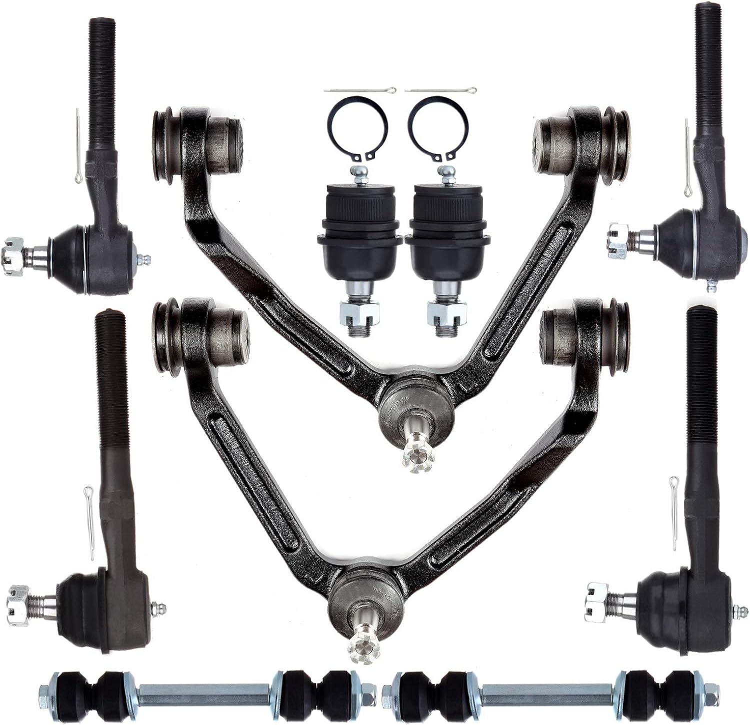 OCPTY - New 10-Piece Upper Control Arm Tie Rod End Sway Bar Link Ball Joint fit 1997-2002 For Ford Expedition 4WD 1997-2003 For F-150 4WD 1998-1999 For F-250 4WD 1998-2002 For Lincoln Navigator 4WD