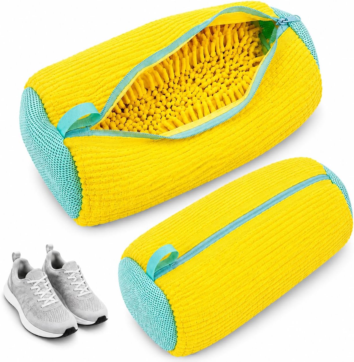 Saco para Lavar Tênis na Máquina Reforçado Premium | Bolsa Protetora Lavável para Calçados | Protege Máquina e Tênis | Reutilizável com Zíper Resistente Saco para Lavar Tênis na Máquina Reforçado Premium | Bolsa Protetora Lavável para Calçados | Protege Máquina e Tênis | Reutilizável com Zíper Resistente