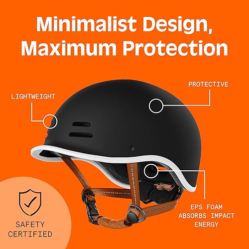 Miniatura 5 de Retrospec Bike-Helmets Retrospec Remi - Casco de bicicleta para adultos para hombres y mujeres, casco de bicicleta para viajes, ciclismo de