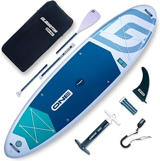 ONE Aufblasbares Allround & Touring Stand Up Paddling Board 329-384 cm | Inflatable SUP Paddle Board, bis 230-270kg | Light-Tech Design | Ultrastabil, für jedes Level, Familien, Relax, Yoga, Touring