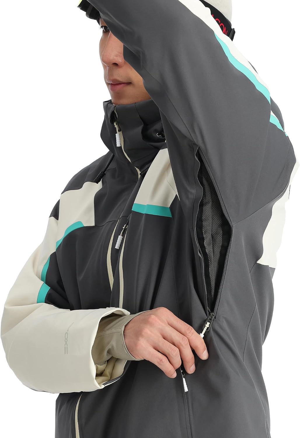 Spyder Men's Leader Insulated Hooded Ski Snow Jacket