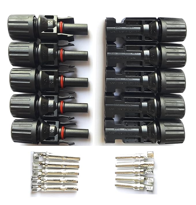 Kenbrook Solar Solar Wire Connector for Solar Panels (Set of 5 Pairs)