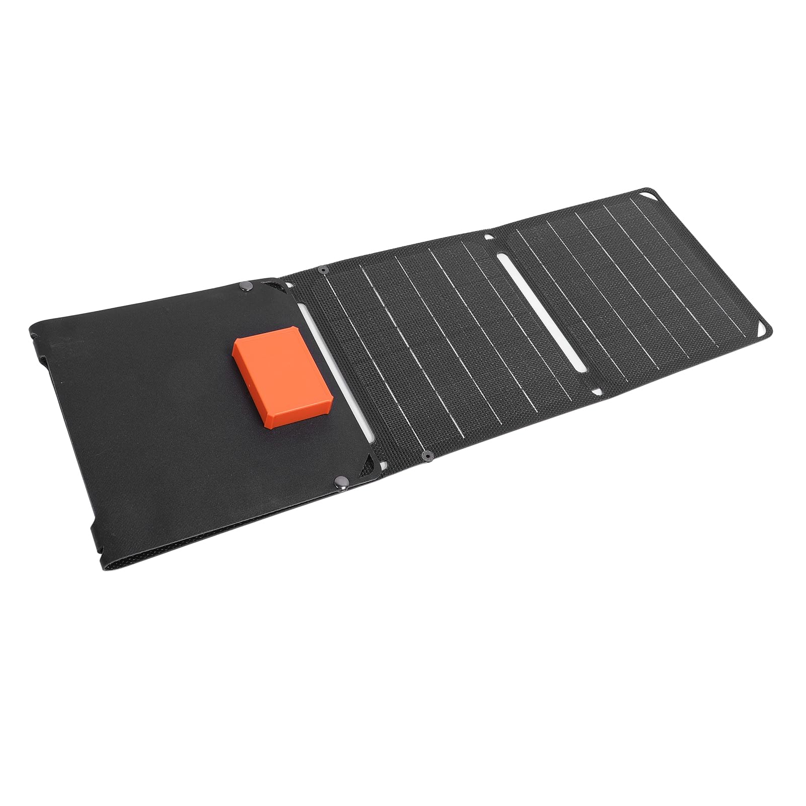 Annadue Składany Panel Słoneczny 40W z Podwójnymi Portami USB, Przenośny | 4-krotna torba na ładowarkę słoneczną ETFE, 2 porty USB, typ C, wyjście DC, z miernikiem kąta świecenia do podróżowania na