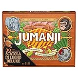 Spin Master Games Editrice Giochi, Jumanji, Jumanji Il Gioco da Tavolo in Legno, Formato D...