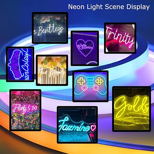 Miniatura 5 de Luces de neón personalizadas, carga la imagen en letreros de neón personalizados, crea un letrero de neón personalizado para decoración de pared,