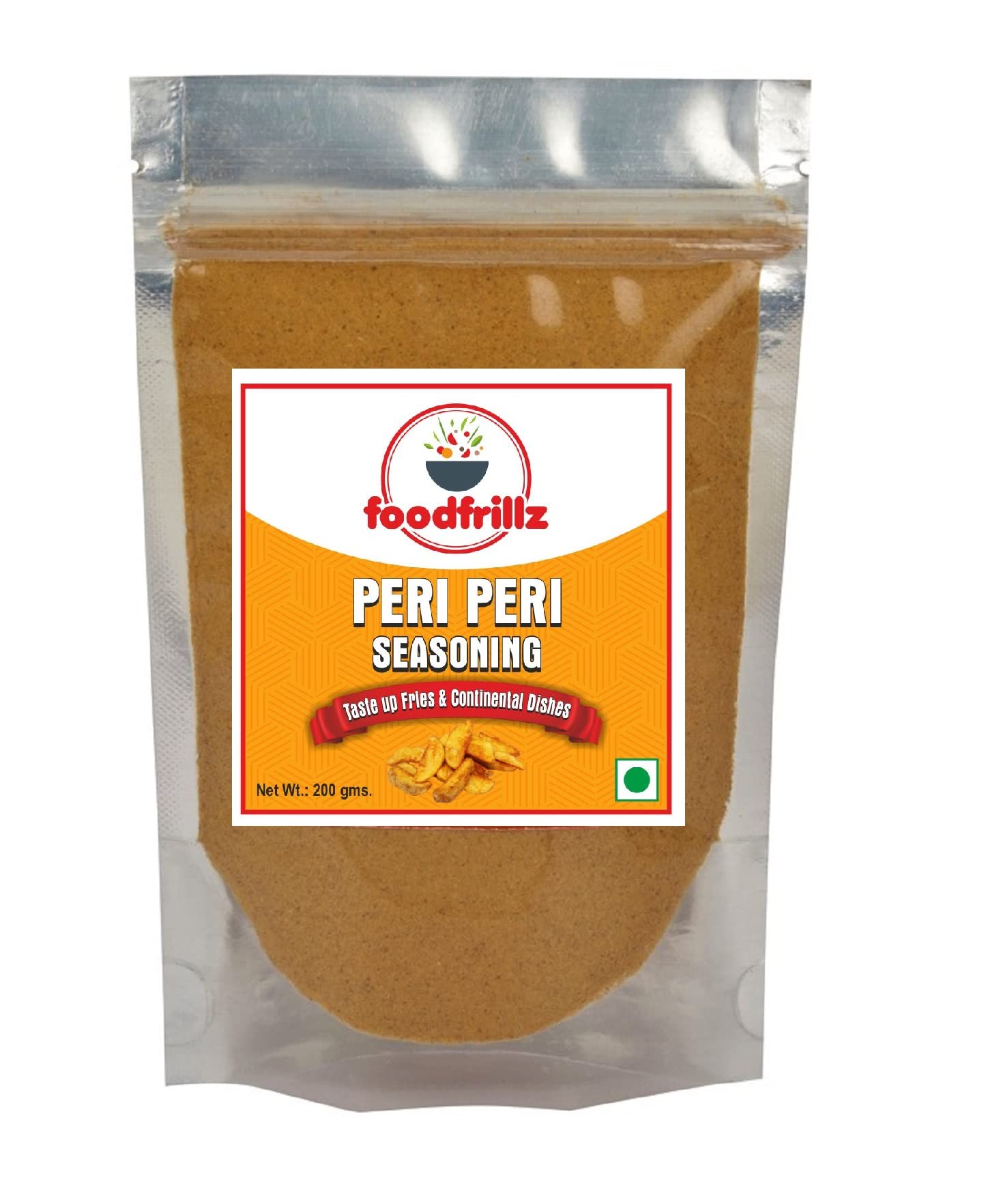 foodfrillz Peri Peri Masala Powder Seasoning Hot & Spicy Flavour - 200g