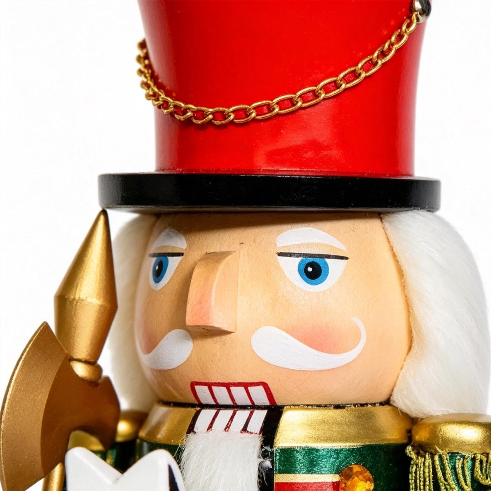 Figura de cascanueces para festival de Navidad, decoración navideña